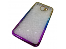                                 Чехол силиконовый Samsung J4 2018 PRISMA с цветным хром контуром*