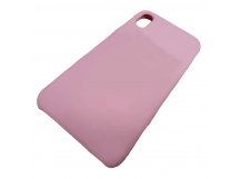                                     Чехол iPhone XR Silicone Case с логотипом и покрытием Soft touch (006) розовый 