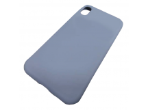                                 Чехол силиконовый iPhone XR Silicone Case с логотипом (полная защита) (005) голубой 