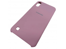                                     Чехол силиконовый Samsung A10 Silicone Case Soft Touch розовый*