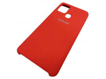                                     Чехол силиконовый Samsung A21S Silicone Case Soft Touch красный*