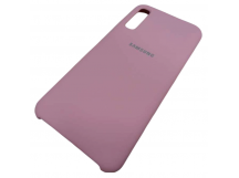                                     Чехол силиконовый Samsung A50 Silicone Case Soft Touch розовый*