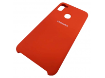                                 Чехол силиконовый Samsung M11 Silicone Case Soft Touch красный*