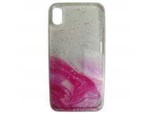                                 Чехол силиконовый iPhone XR палитра темно-розовый