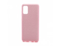                                     Чехол силикон-пластик Samsung A41 Fashion с блестками розовый