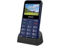                 Мобильный телефон Philips E207 Xenium синий (2.31"/0.08МП/1700mAh/док. станция)