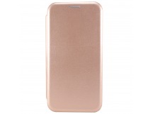                                     Чехол-книжка Samsung А01 BF модельный силиконовый с кожаной вставкой розовый
