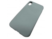                                     Чехол copi original силиконовый iPhone XR (полная защита) (021) голубой*