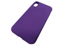                                     Чехол copi original силиконовый iPhone XR (полная защита) (030) фиолетовый*