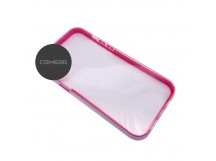                                 Чехол силиконовый Huawei Honor 10X Lite прозрачный с розовым контуром*