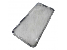                                     Чехол силиконовый Samsung A11 прозрачный с черным контуром*