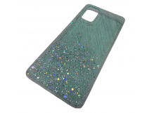                                     Чехол силиконовый Samsung M31S звездопад зеленый*