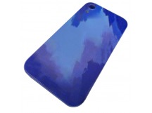                                 Чехол силиконовый iPhone XR палитра с логотипом сиреневый/голубой*