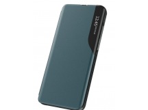                                     Чехол-книжка Samsung A02s Smart View Flip Case под кожу зеленый*