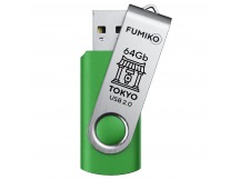                     64GB накопитель FUMIKO Tokyo зеленый