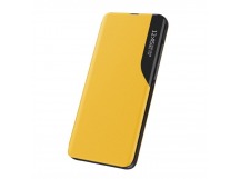                                 Чехол-книжка Xiaomi Poco X3 Smart View Flip Case под кожу желтый*
