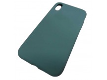                                     Чехол copi original силиконовый iPhone XR (полная защита) (049) темно-зеленый*