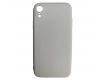                                Чехол силиконовый iPhone XR Silicone Cover NANO 2mm белый