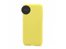                                 Чехол силиконовый iPhone XR Silicone Cover NANO 2mm желтый
