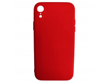                                 Чехол силиконовый iPhone XR Silicone Cover NANO 2mm красный
