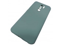                                 Чехол силиконовый Xiaomi Redmi 9 Soft Touch New зеленый