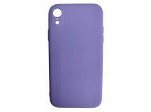                                 Чехол силиконовый iPhone XR Silicone Cover NANO 2mm лиловый 