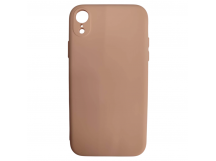                                 Чехол силиконовый iPhone XR Silicone Cover NANO 2mm пудровый 