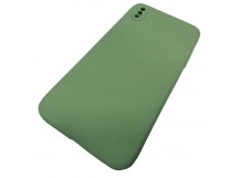                                 Чехол силиконовый iPhone XS Max Soft Touch зеленый* 