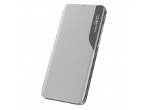                                     Чехол-книжка Samsung A01 Core Smart View Flip Case под кожу серебристый*