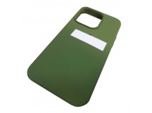                                     Чехол copi original силиконовый iPhone 13 Pro (01) темно-зеленый*