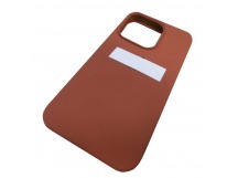                                     Чехол copi original силиконовый iPhone 13 Pro (28) коричневый*