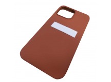                                     Чехол copi original силиконовый iPhone 13 Pro Max (28) коричневый*