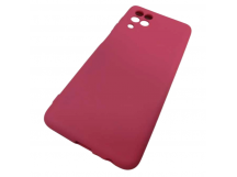                                     Чехол силиконовый Samsung M32 Silicone Cover NANO 2mm вишневый