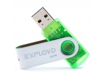                     64GB накопитель Exployd 530 зеленый 