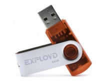                     64GB накопитель Exployd 530 оранжевый