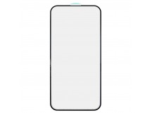 Защитное стекло "Стандарт" для iPhone 14 Pro Max Черный (Полное покрытие)