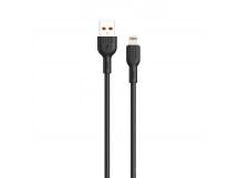 Кабель USB - Apple lightning SKYDOLPHIN S03L 100см 3A (black) (206470)