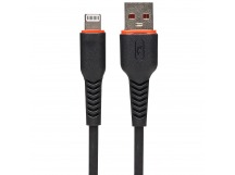 Кабель USB - Apple lightning SKYDOLPHIN S54L 100см 2,4A (black) (206488)