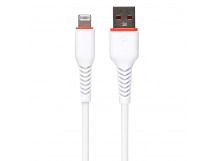 Кабель USB - Apple lightning SKYDOLPHIN S54L 100см 2,4A (white) (206489)