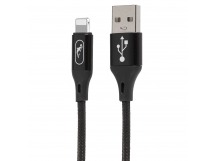 Кабель USB - Apple lightning SKYDOLPHIN S55L 100см 2,4A (black) (206478)