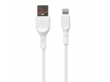 Кабель USB - Apple lightning SKYDOLPHIN S58L 2,4А (white) (206477)