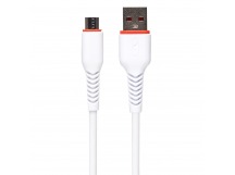 Кабель USB - micro USB SKYDOLPHIN S54V 100см 2,4A (white) (206468)