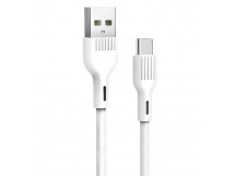 Кабель USB - Type-C SKYDOLPHIN S03T 100см 3A (white) (206493)