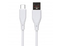 Кабель USB - Type-C SKYDOLPHIN S20T (white) (206491)