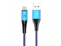 Кабель USB - Type-C SKYDOLPHIN S49T 100см 3A (blue) (206508)