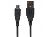 Кабель USB - micro USB SKYDOLPHIN S20V 100см 2,4A (black) (206439)