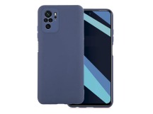 Чехол на Xiaomi Redmi Note 10S / Poco M5s Silicone Case с защитой камеры (синий)