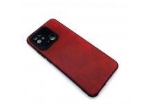 Чехол Xiaomi Redmi 10C (2022) Кожа Красный
