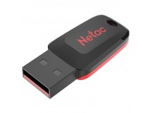 Флеш-накопитель USB 8GB Netac U197 mini чёрный/красный