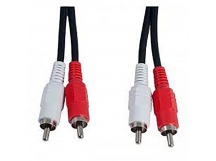 Кабель PERFEO  2xRCA вилка - 2xRCA вилка, 1 м. (R3001)